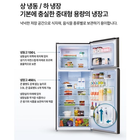 캐리어 모드비 580L 2도어 냉장고 방문설치 개봉기 | 실사용 후기 - 상품 이미지 3