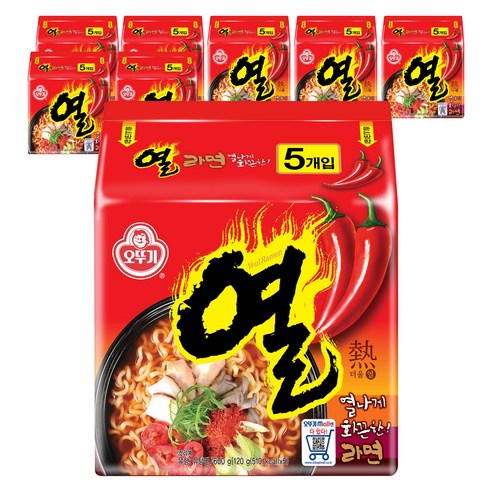 오뚜기 열라면 120g, 40개