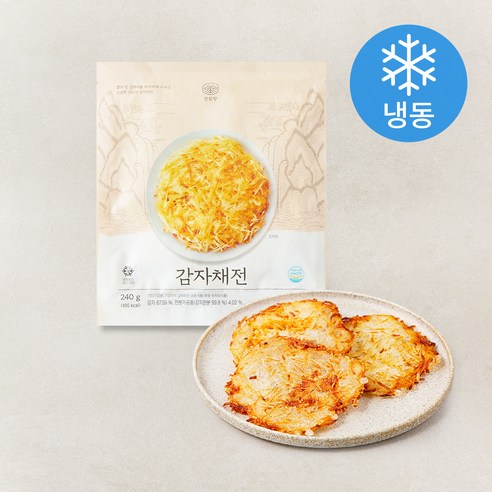 안원당 감자채전 (냉동), 1개, 240g
