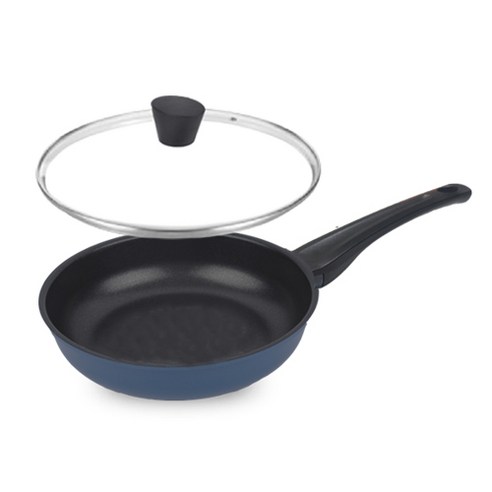 그린도어 프리미엄 파스텔 국내생산 프라이팬 1p+ 유리뚜껑 1p, 20cm, 1세트