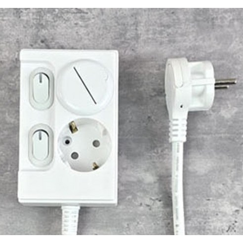 원스탑 재로갭 슬림 개별 스위치 멀티탭 2구 16A + 안전커버 이미지 4