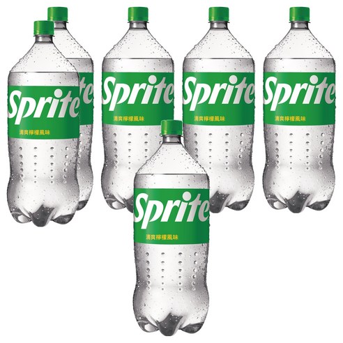 Sprite 雪碧 清爽檸檬風味, 2L, 6瓶 - 果汁風味 | 酷澎