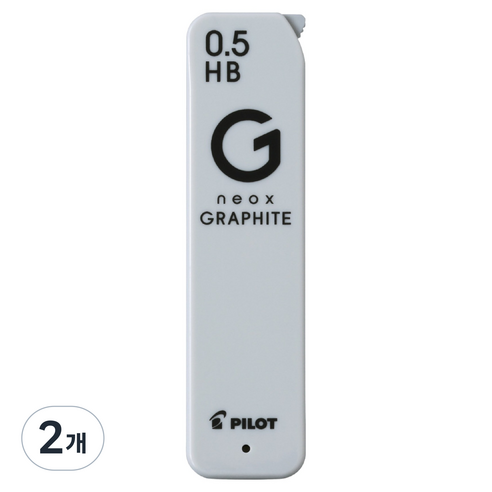 파이롯트 new 네옥스 그라파이트 샤프심 HB, 0.5mm, 2개