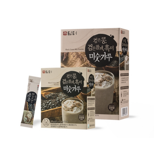 담터 검은콩 검은참깨 흑미 미숫가루 20g, 40개 솔직 후기 | 실사용자 리뷰 분석 - 상품 이미지 4