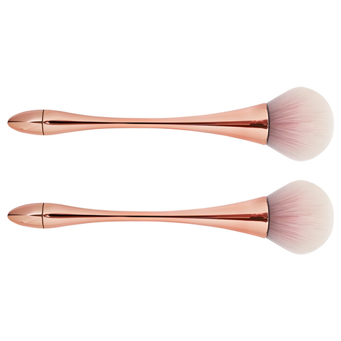바르나 더스트 네일 브러쉬, 로즈골드, 2개