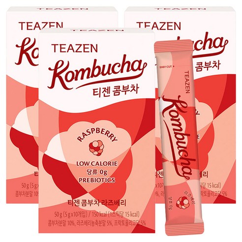 티젠 콤부차 라즈베리, 5g, 10개입, 3개
