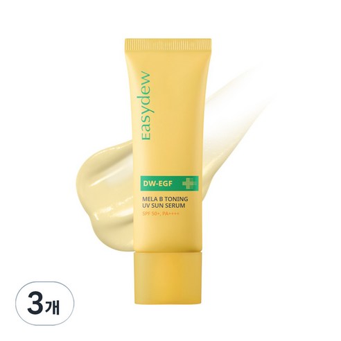 이지듀 멜라 비 토닝 유브이 선세럼 SPF50+ PA++++, 40ml, 3개