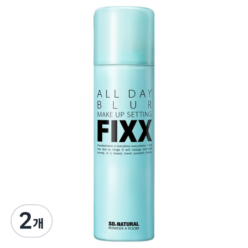 쏘내추럴 올 데이 블러 메이크업 세팅 픽서, 75ml, 2개