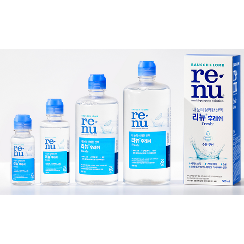 리뉴 후레쉬 렌즈 세정액 120ml, 3개 이미지 2