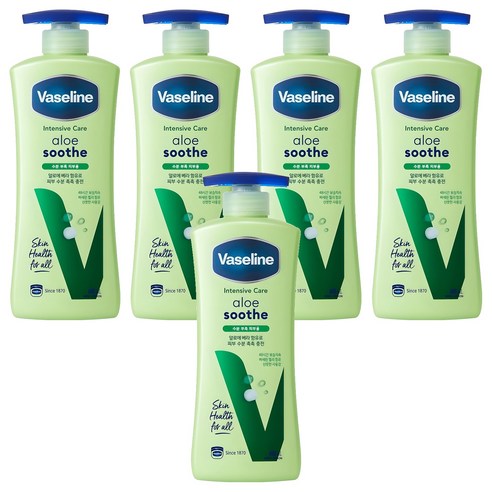 바세린 인텐시브 케어 알로에 수드 바디로션 400ml × 2개