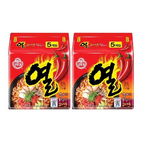 오뚜기 열라면 120g, 10개