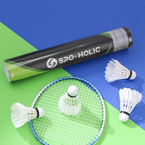 스포홀릭 배드민턴 셔틀콕 공 깃털 이미지 2