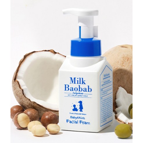 밀크바오밥 베이비앤키즈 페이셜 폼 300ml + 로션 100ml 이미지 4