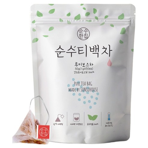 순수한집 루이보스티 삼각티백, 1g, 50개입, 1개