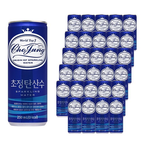 초정탄산수, 250ml, 30개
