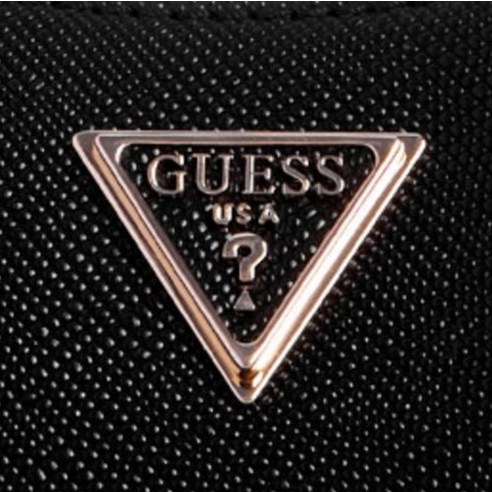 게스 여성용 글로리아나 사피아노 탑지퍼 숄더백 RO3A35J 후기 분석 - 하단 징 디테일