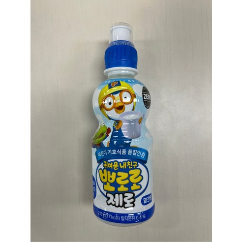 팔도 뽀로로 제로 밀크맛 맛있게 먹은 솔직 후기 - 상품 이미지 2