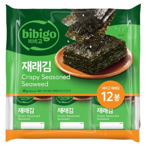 비비고 재래김 도시락김 12p, 48g, 1개