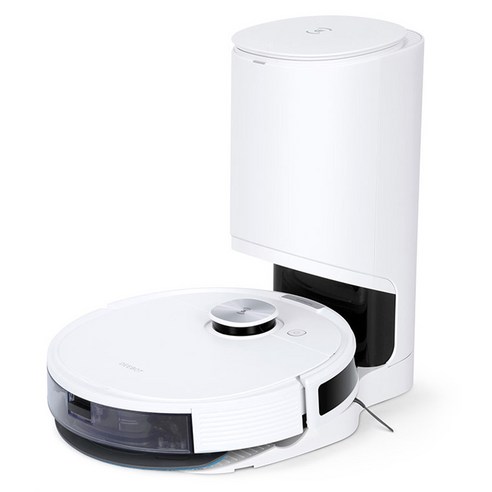 ECOVACS 디봇 로봇청소기 N10 플러스, DBX41(본품),CH1918(오토엠티스테이션), 화이트