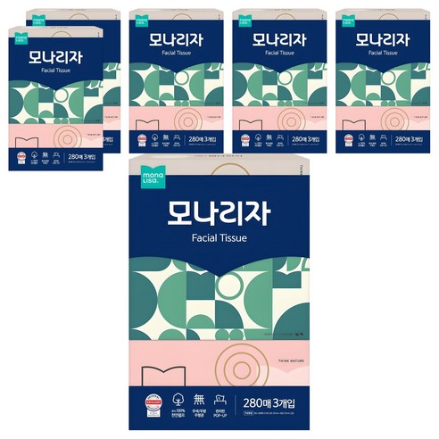 모나리자 천연펄프 미용티슈 2겹 280매, 18개 솔직 후기 | 실사용자 리뷰 분석 - 대표 이미지