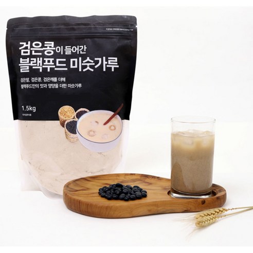 태광선식 검은콩이 들어간 블랙푸드 미숫가루 1.5kg, 1개 이미지 2