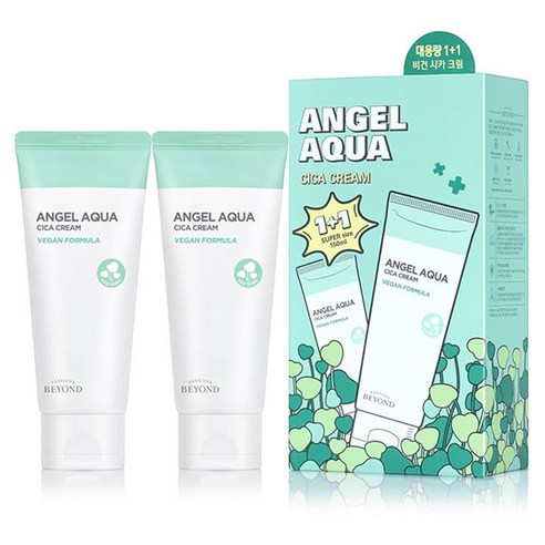 [비건라이프] 비욘드 엔젤아쿠아 시카 크림 150ml 1+1 솔직 후기 | 실사용자 리뷰 분석 - 상품 이미지 1