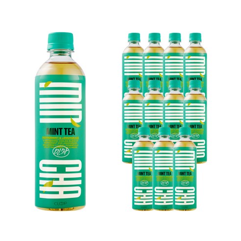 클룹 민차 페퍼민트 쿨링 허브티, 12개, 500ml