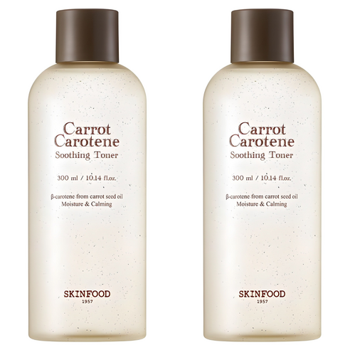 스킨푸드 캐롯 카로틴 수딩 토너, 300ml, 2개