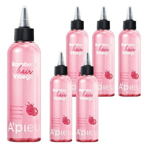 어퓨 라즈베리 헤어 식초 린스, 200ml, 6개