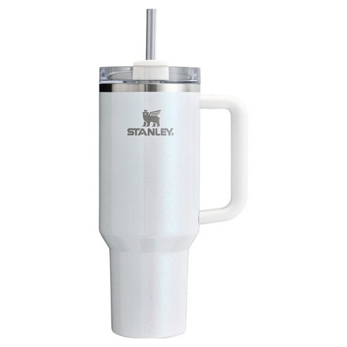 스탠리 퀜처 H2.0 플로우 스테이트 텀블러, 펄 화이트, 1.18L, 1개