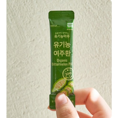 유기농마루 정품 유기농 여주환 스틱 50p 100g, 1개 이미지 4