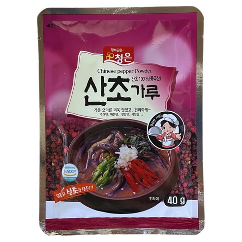 청은에프엔비 산초가루, 40g, 1개