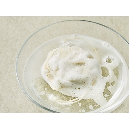 코멧 홈 유기농 원단으로 만든 순면 비누 거품망 이미지 4