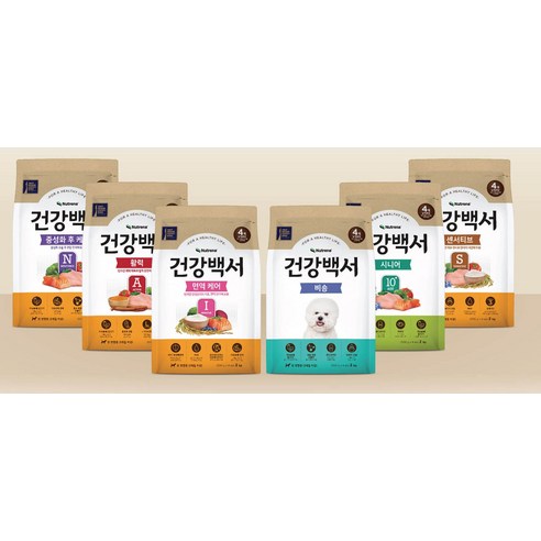 뉴트리나건강백서 시니어 강아지 건식사료 이미지 2