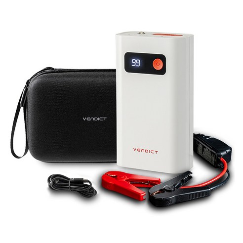 벤딕트 자동차 점프스타터 보조배터리 애니부스트 12V, 1개, 14800mAh