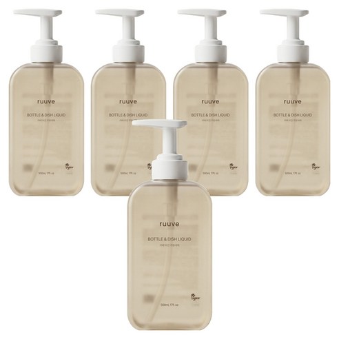 러베 젖병 주방세제, 5개, 500ml