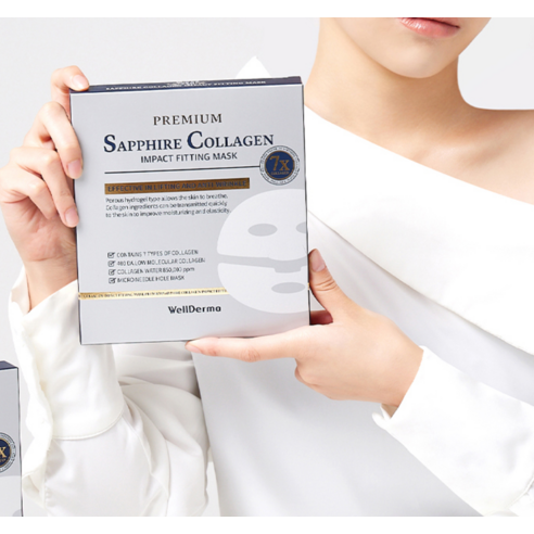웰더마 프리미엄 사파이어 콜라겐 임팩트 피팅 마스크 25g 솔직 후기 | 실사용자 리뷰 분석 - 상품 이미지 4