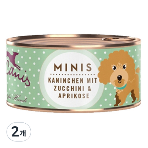 테라카니스 강아지 미니 습식사료, 토끼+호박, 100g, 2개