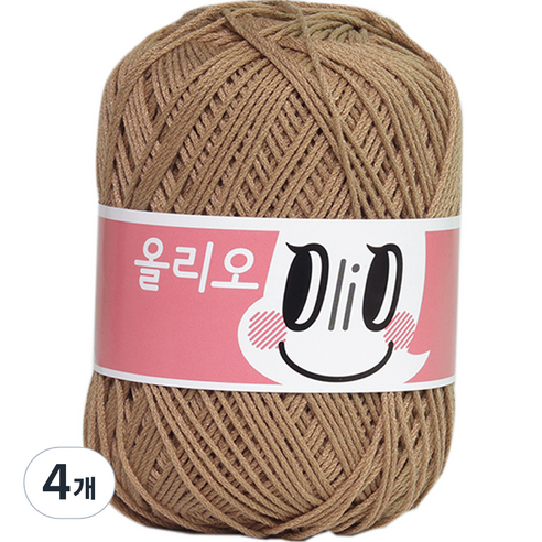 OliO yarna 실, 704 샌드베이지, 4개