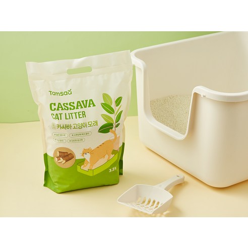 탐사 카사바 고양이 모래 솔직 후기 | 실사용자 리뷰 분석 - 상품 이미지 3