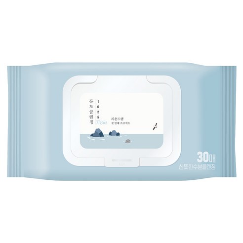 라운드랩 1025 독도 클렌징 티슈 솔직 후기 | 피부 타입별 분석 - 상품 이미지 1
