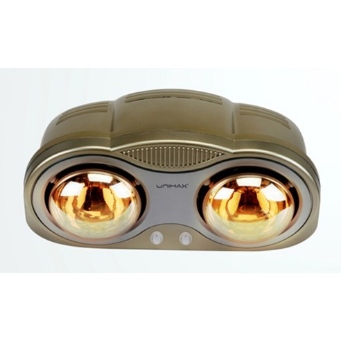 유니맥스 욕실용 골드램프 전기히터 2구: 따뜻하고 안전한 욕실을 위한 최고의 선택