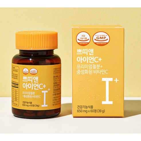 쁘띠앤 아이언C+ (4개월) 철분 비타민C 임산부 수유부 철분 60정, 2개 이미지 2