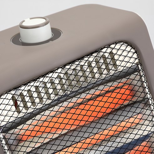 BRUNO 2단 석영관 전기히터 후기 분석 - 안전 전도 스위치 바닥면