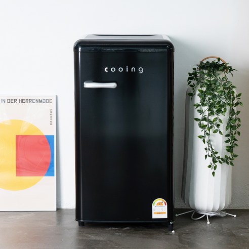 쿠잉전자 레트로 92L 원도어 냉장고 개봉기 | 실사용 후기 - 상품 이미지 4