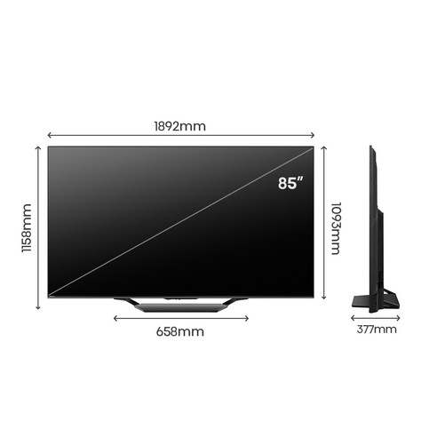 Hisense 4K ULED Mini LED 스마트TV 후기 분석 - 박스 패키징 상세