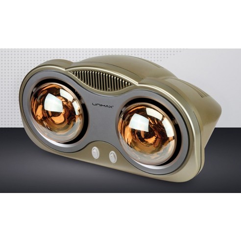 유니맥스 욕실용 골드램프 전기히터 2구: 따뜻하고 안전한 욕실을 위한 최고의 선택