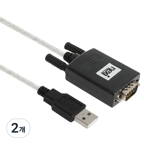 넥시 USB to RS232 케이블 NX1083, NX-UC232N, 2개