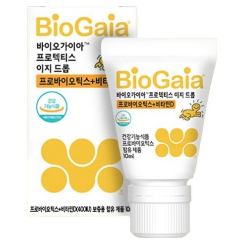 바이오가이아 프로텍티스 이지드롭 프로바이오틱스 + 비타민 D 영양제 10ml, 1개 이미지 2