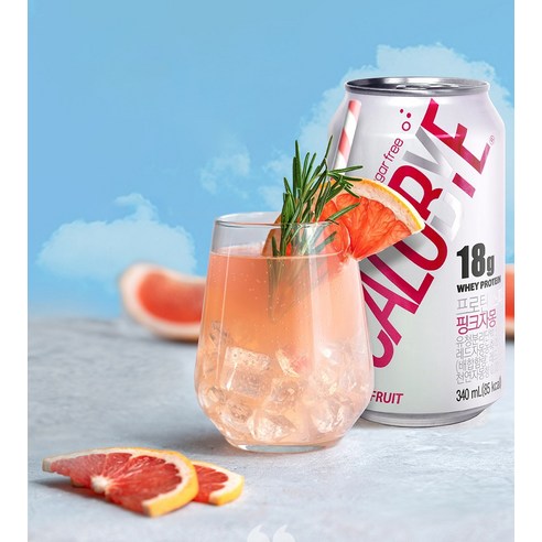 칼로바이 무설탕 프로틴 스파클링 핑크자몽맛 340ml, 24개 솔직 후기 | 실사용자 리뷰 분석 - 상품 이미지 4